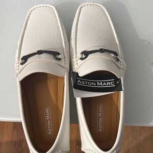 Cream Loafers for Men